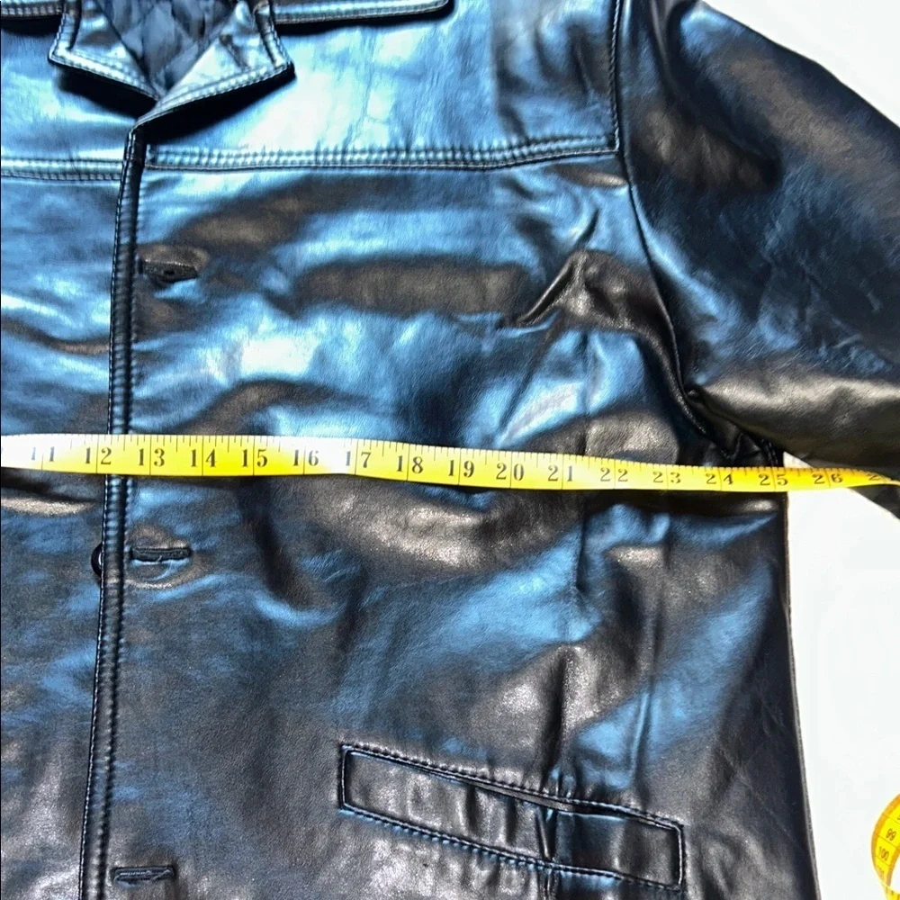 Moda Men's Classic Black Leather Jacket